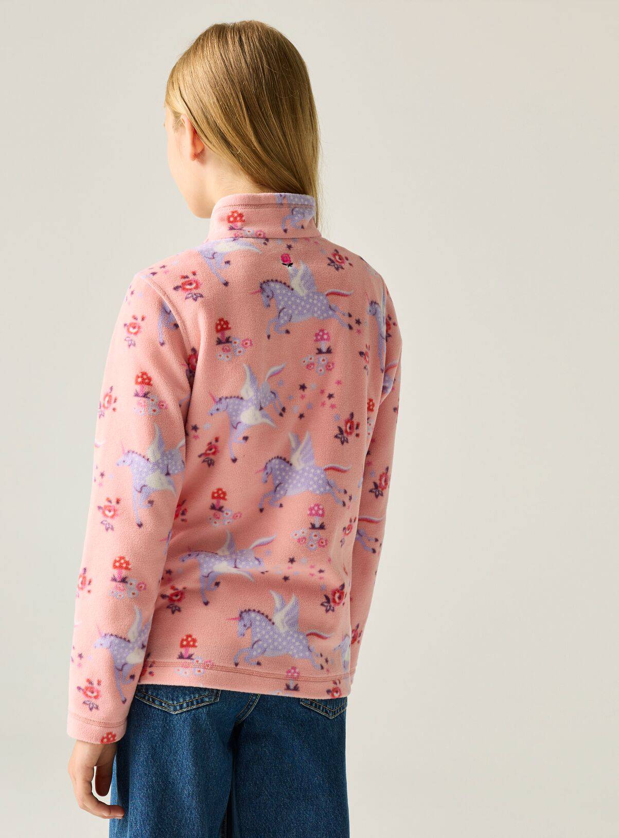 REGATTA Cath Kidston Junior Half Zip Fleece 3-4 Years - Image 3
